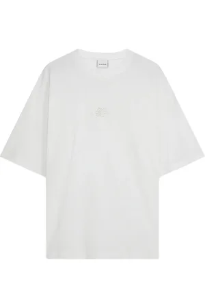 Filling pieces Koszulki, Mężczyzna, Biały, XL, T-shirt Boxy Haftowany