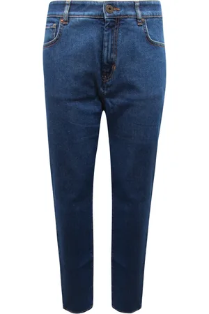 Max Mara Jeansy, Kobieta, Niebieski, M, Spodnie Radica Cropped Cigarette