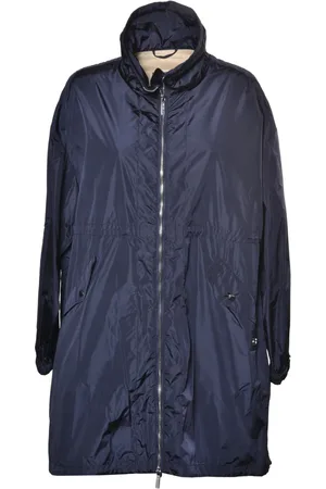 BALDININI Kurtki, Kobieta, Niebieski, XS, Nylon, Parka in dark nylon