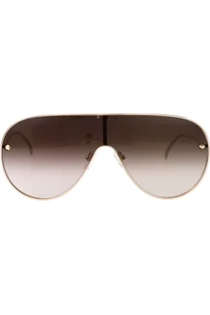 Alexander McQueen Akcesoria, unisex, brązowy, ONE SIZE, Stylowe okulary przeciwsłoneczne Am 0481S