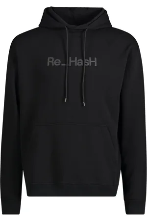 RE-HASH Bluzy, Mężczyzna, Czarny, M, Bluza Męska