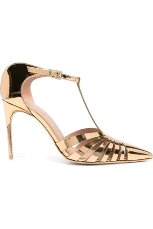 MALONE SOULIERS Buty, Kobieta, Żółty, 40 EU, Eleganckie Sandały dla Kobiet