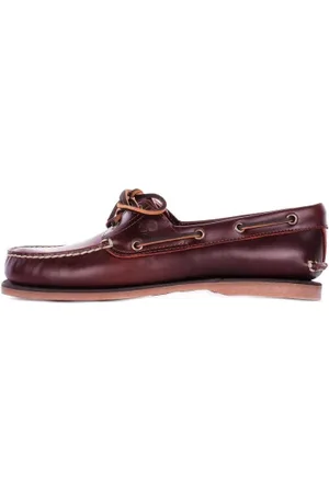 Timberland Buty, Mężczyzna, brązowy, 45 EU, Brązowe skórzane mokasyny z bocznym logo