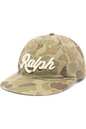 Ralph Lauren Akcesoria, Mężczyzna, Zielony, ONE SIZE, Camo Frogskin Hat
