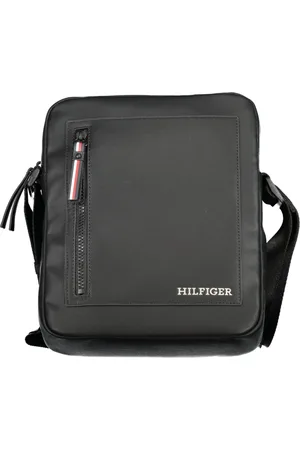 Tommy Hilfiger Torebki, Mężczyzna, Czarny, ONE SIZE, Regulowana Torba na Ramię