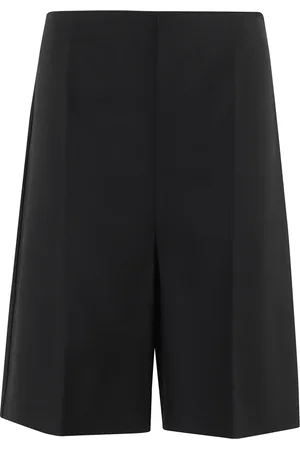 Rohe Szorty, Kobieta, Czarny, S, Czarne Palazzo Bermuda Shorts