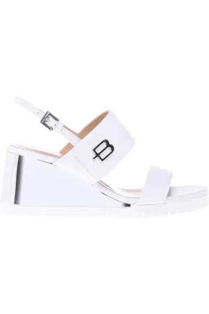 BALDININI Buty, Kobieta, Biały, 37 1/2 EU, nappa leather sandals