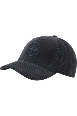 Stone Island Akcesoria, Mężczyzna, Niebieski, ONE SIZE, Kapelusz z aksamitu z modelem 811599662