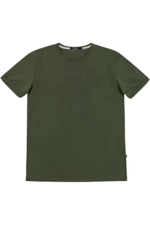 GIANNI LUPO Koszulki, Mężczyzna, Zielony, S, T-shirt z kieszenią dla mężczyzn