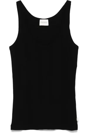 Closed Koszulki, Kobieta, Czarny, M, Czarny Strap Top dla Kobiet