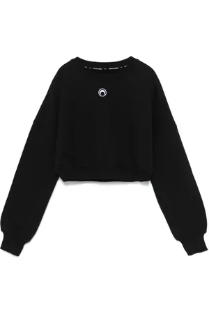 Marine Serre Bluzy, Kobieta, Czarny, XS, Czarna Sweter Kolekcja