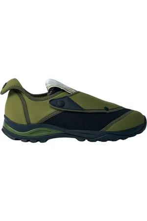 Kiko Kostadinov Buty, Mężczyzna, Zielony, 42 EU, Nylon, Warstwowe-Nylonowe Sneakersy z Podeszwą Vibram