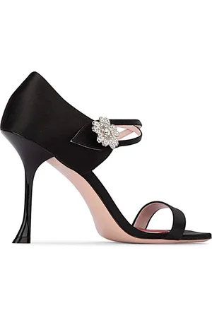 Roger Vivier Buty, Kobieta, Czarny, 39 EU, Stylowe Sandały dla Kobiet