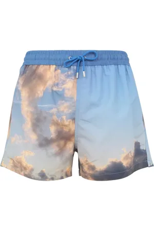 Paul Smith Stroje kąpielowe, Mężczyzna, Niebieski, S, Męskie szorty kąpielowe Cloud