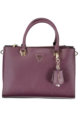 Guess Torebki, Kobieta, Fioletowy, ONE SIZE, Len, Fioletowa Polietylenowa Torba Brynlee