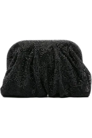 BENEDETTA BRUZZICHES Torebki, Kobieta, Czarny, ONE SIZE, Czarna Clutch na Elegancki Wieczór