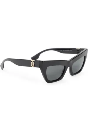 Burberry Akcesoria, unisex, Czarny, ONE SIZE, Czarne okulary przeciwsłoneczne stylowe unisex akcesoria
