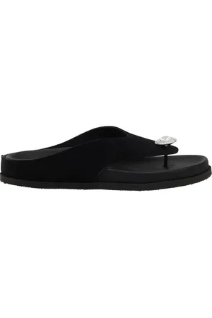 Pedro Garcia Buty, Kobieta, Czarny, 39 2/3 EU, Sandały z ozdobnym paskiem