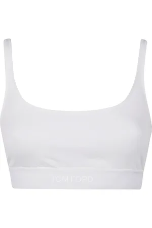 Tom Ford Bielizna, Kobieta, Biały, S, Komfortowy Koronkowy Bralette Komplet Bielizny