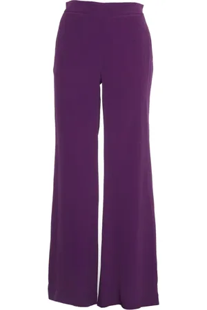 MOMONÍ Spodnie, Kobieta, Fioletowy, S, Eleganckie Spodnie Viola