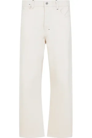 Jacquemus Jeansy, Mężczyzna, Beżowy, W33, Neutralne Jeansyy dla Stylowego Komfortu