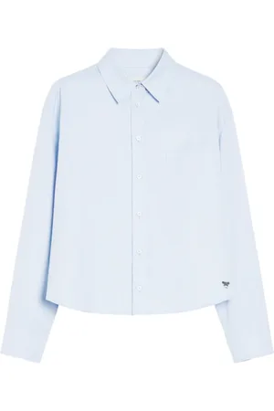 Max Mara Bluzki, Kobieta, Niebieski, 2XS, Niebieskie Koszule na Weekendowe Wypady