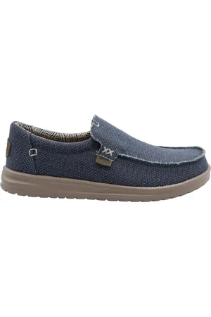 Hey dude Buty, Mężczyzna, Niebieski, 44 EU, Klasyczne Mokasyny