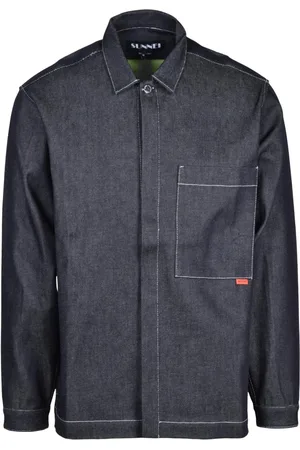 SUNNEI Koszule, Mężczyzna, Niebieski, L, Denim, Koszula