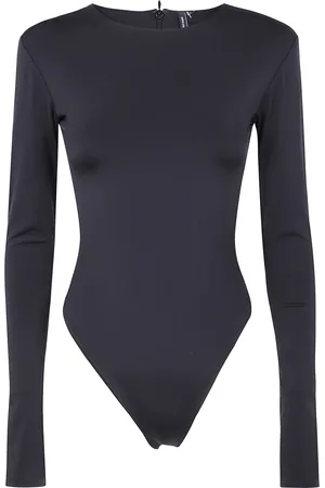 Entire Studios Koszulki, Kobieta, Czarny, XL, Stylowy Bodysuit z Długimi Rękawami