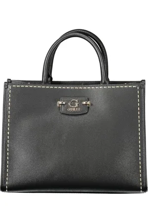 Guess Torebki, Kobieta, Czarny, ONE SIZE, Len, Czarna Torba Damska z Polietylenu