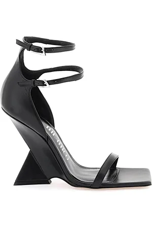 The Attico Buty, Kobieta, Czarny, 38 EU, Stylowe Sandały na każdą okazję