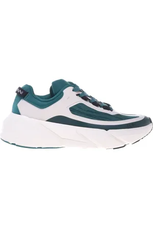BALDININI Buty, Kobieta, Zielony, 39 EU, White and imitation leather trainer