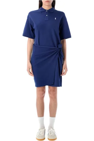 Ralph Lauren Sukienki, Kobieta, Niebieski, M, Odzież damska Sukienka Niebieska Ss 25