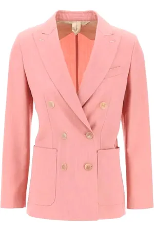 Max Mara Kurtki, Kobieta, Różowy, S, Stylowa kurtka dla kobiet