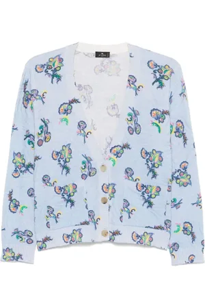 Etro Swetry, unisex, Wielobarwność, L, Stylowy Sweter z Dżerseju