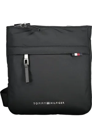 Tommy Hilfiger Torebki, Mężczyzna, Czarny, ONE SIZE, Poliester, Regulowana Torba na Ramię