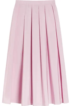 Max Mara Spódnice, Kobieta, Różowy, S, Zakrzywione Spódnice Weekendowe