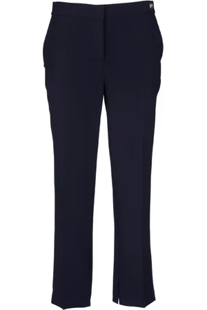 Elisabetta Franchi Spodnie, Kobieta, Czarny, S, Czarne Spodnie dla Kobiet Aw 24