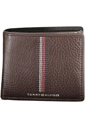 Tommy Hilfiger Akcesoria, Mężczyzna, brązowy, ONE SIZE, Skóra, Skórzany portfel