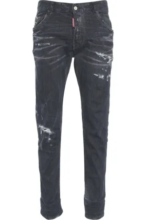 Dsquared2 Jeansy, Mężczyzna, Czarny, S, Czarne Skater Jeansyy dla Mężczyzn