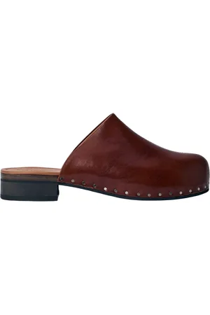 OUR LEGACY Buty, Mężczyzna, brązowy, 37 EU, Obcasy ze skóry z ćwiekami