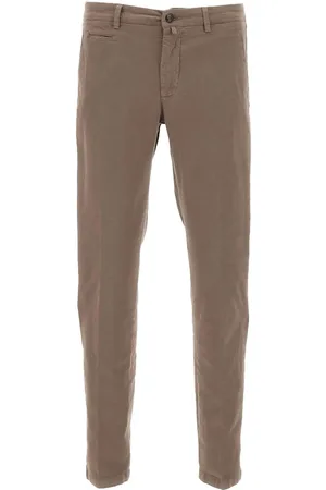 Briglia 1949 Spodnie, Mężczyzna, brązowy, M, Klasyczne Brązowe Spodniey Slim Fit