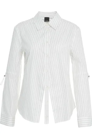 Pinko Bluzki, Kobieta, Biały, S, Pope Line Poplin Koszula