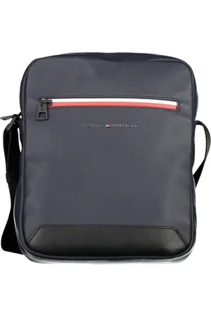 Tommy Hilfiger Torebki, Mężczyzna, Niebieski, ONE SIZE, Torba na ramię z przegrodą na i Pada