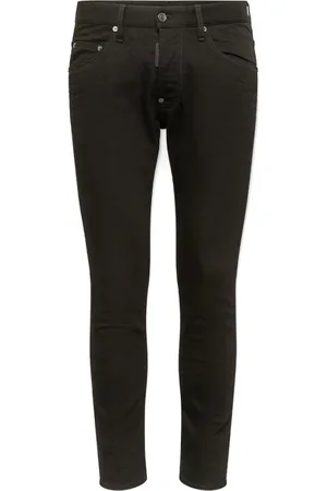 Dsquared2 Jeansy, Mężczyzna, Czarny, XL, Denim, Klasyczne Jeansyy Dżinsowe dla Mężczyzn