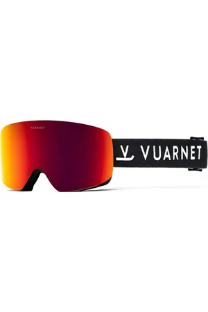 Vuarnet Sport, unisex, Czarny, ONE SIZE, Czerwone Lustro Gogle Narciarskie Snowboardowe