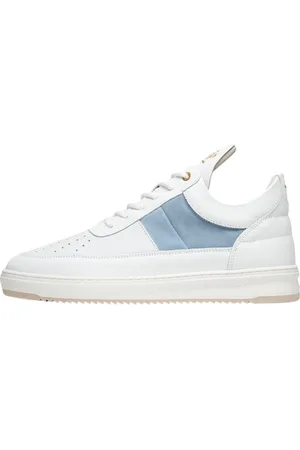 Filling pieces Buty, Mężczyzna, Biały, 42 EU, Zamsz, Niski Top Gra Mix