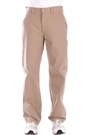 Dickies Spodnie, Mężczyzna, Beżowy, W34, Logo Zamek Guziki Spodnie