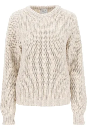MVP Wardrobe Swetry, Kobieta, Beżowy, M, Beżowy Stylowy Model Damski Top
