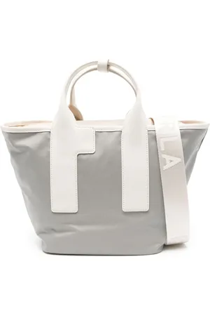 Furla Torebki, Kobieta, Szary, ONE SIZE, Torba M z Piórami w Popiele